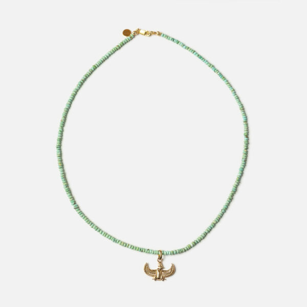 Collier turquoise Arizona Horus