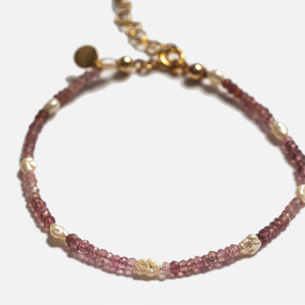 Bracelet Tourmalines roses Mathilde